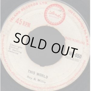 画像: ROY & MILLIE / NEVER SAY GOODBYE . THIS WORLD