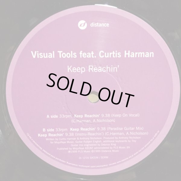 画像1: VISUAL TOOLS feat CURTIS HARMAN / KEEP REACHIN'