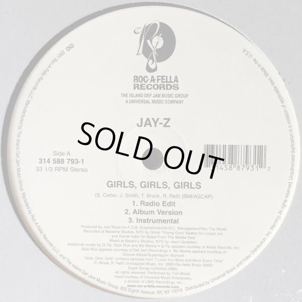 画像1: JAY Z / GIRLS GIRLS GIRLS . TAKEOVER