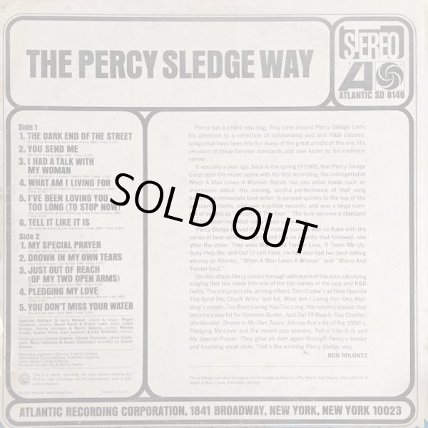 画像2: PERCY SLEDGE / THE PERCY SLEDGE WAY