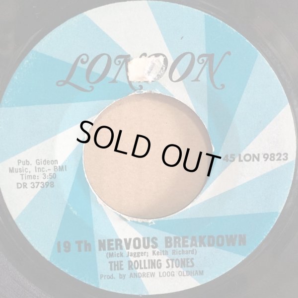 画像1: THE ROLLING STONES / 19TH NERVOUS BREAKDOWN . SAD DAY