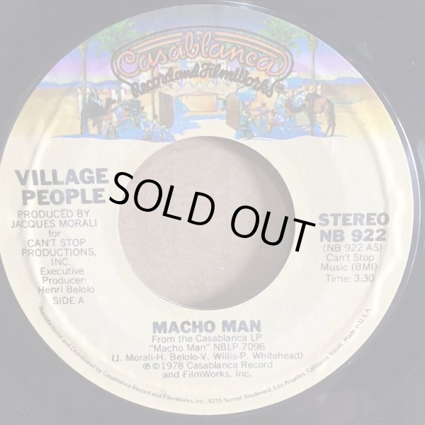 画像1: VILLAGE PEOPLE / MACHOMAN . KEY WEST