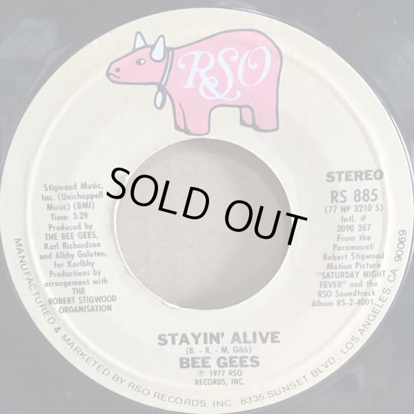 画像1: BEE GEES / STAYIN' ALIVE . IF I CAN'T HAVE YOU