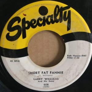 画像: LARRY WILLIAMS / SHORT FAT FANNIE . HIGH SCHOOLDANCE