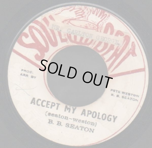 画像1: B B SEATON / ACCEPT MY APOLOGY