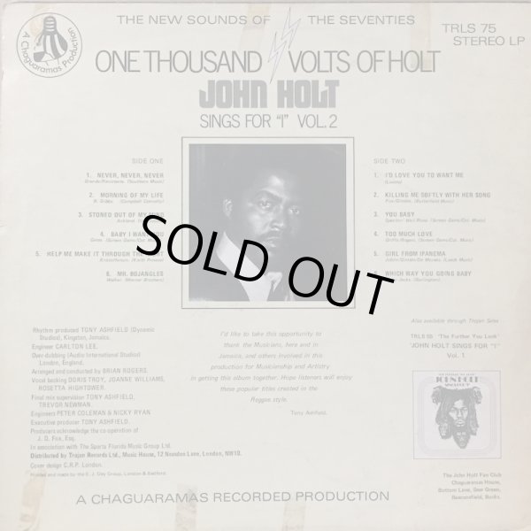 画像2: JOHN HOLT / ONE THOUSAND VOLTS OF HOLT