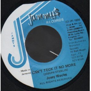 画像: JOSEY WAYLES / CAN'T TECK IT NO MORE