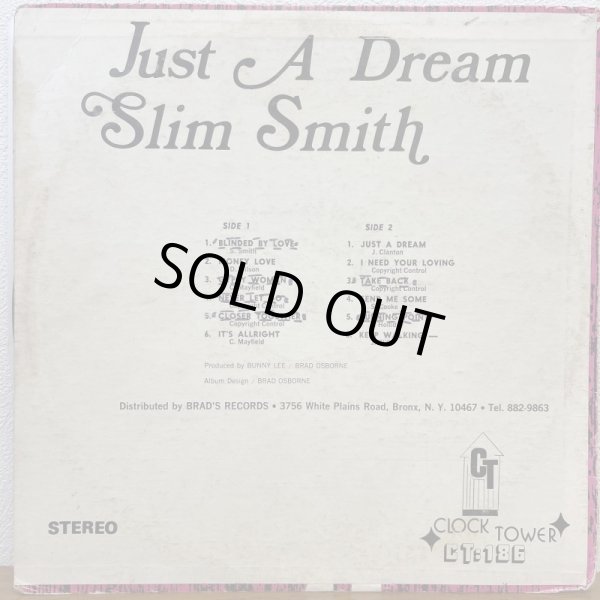 画像2: SLIM SMITH / JUST A DREAM