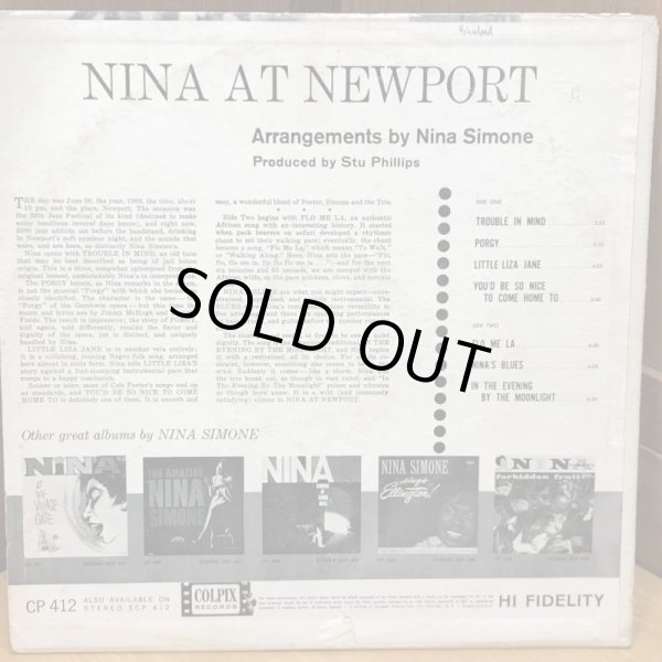画像2: NINA SIMON / AT NEWPORT