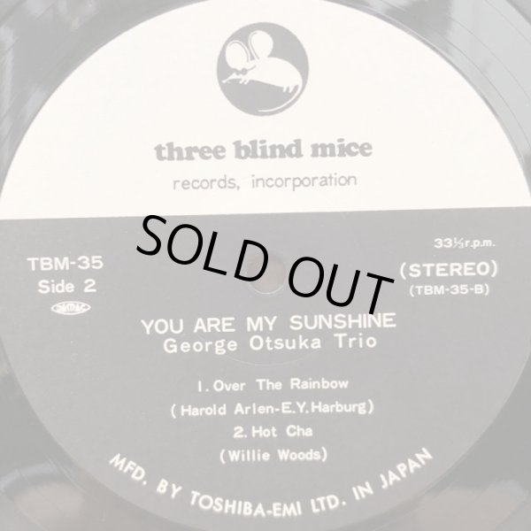 画像4: The new GEORGE OTSUKA TRIO / YOU ARE MY SUNSHINE   新 ジョージ大塚トリオ  tbm-35
