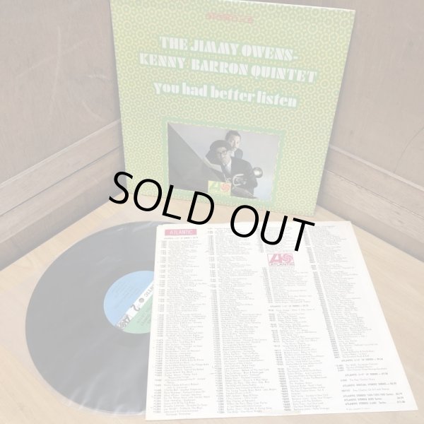 画像5: THE JIMMY OWENS- KENNY BARRON QUINTET / you had better listen