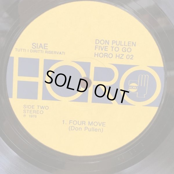 画像3: DON PULLEN /  FIVE TO GO 