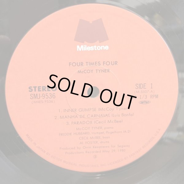 画像3: McCOY TYNER QUARTETS / 4 × 4 FOUR TIMES FOUR
