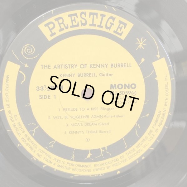 画像5: KENNY BURRELL / THE ARTISTRY OF KENNY BURRELL  魅惑のジャズ・ギター　ケニー・バレル