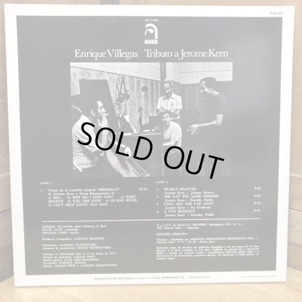 画像2: ENRIQUE VILLEGAS / TRIBUTO A JEROME KERN
