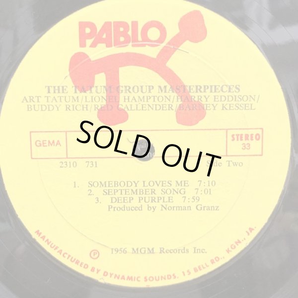 画像5: ART TATUM, LIONEL HAMPTON, HARRY EDISON, BUDDY RICH, RED CALLENDER, BARNEY KESELL, / THE TATUM GROUP MASTERPIECES