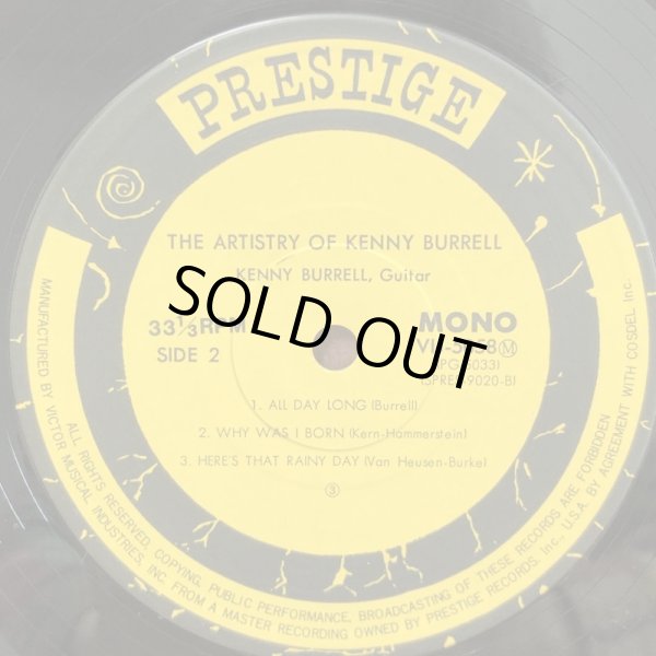 画像4: KENNY BURRELL / THE ARTISTRY OF KENNY BURRELL  魅惑のジャズ・ギター　ケニー・バレル
