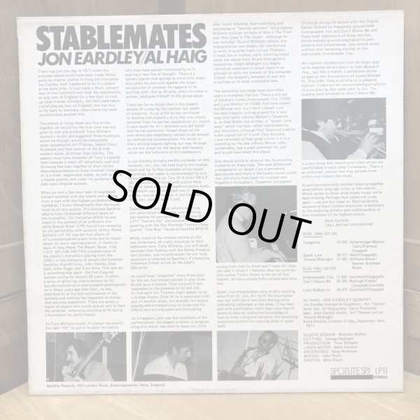 画像2: JON EARDLEY AL HAIG / STABLEMATES