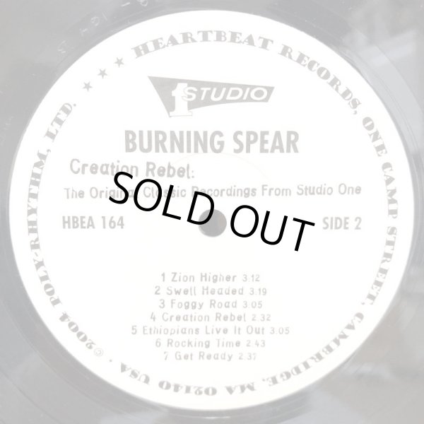 画像4: BURNING SPEAR Creation Rebel / The Original Classic Recordings From STUDIO ONE