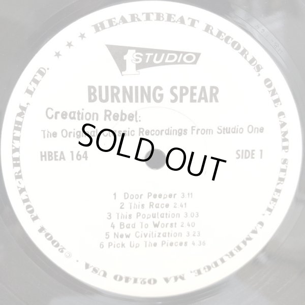 画像3: BURNING SPEAR Creation Rebel / The Original Classic Recordings From STUDIO ONE