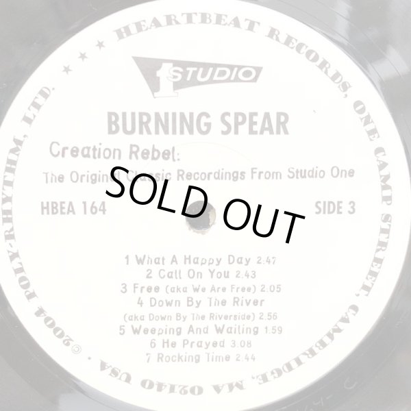 画像5: BURNING SPEAR Creation Rebel / The Original Classic Recordings From STUDIO ONE