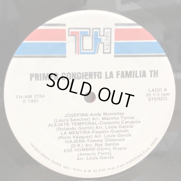 画像3: VARIOUS ARTISTS / PRIMER CONCIERTO DE LA FAMILIA T.H.