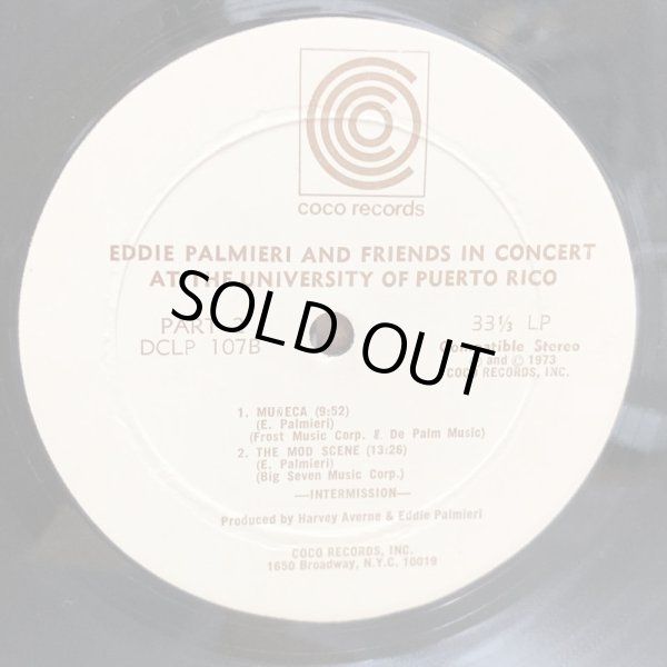 画像6: EDDIE PALMIERI & FRIENDS / IN CONCERT AT THE UNIVERSITY OF PUERTO RICO