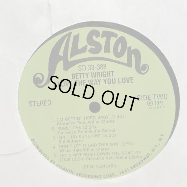 画像5: BETTY WRIGHT / I love the way you love