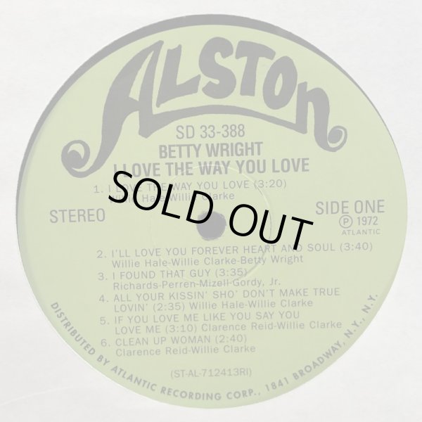 画像4: BETTY WRIGHT / I love the way you love