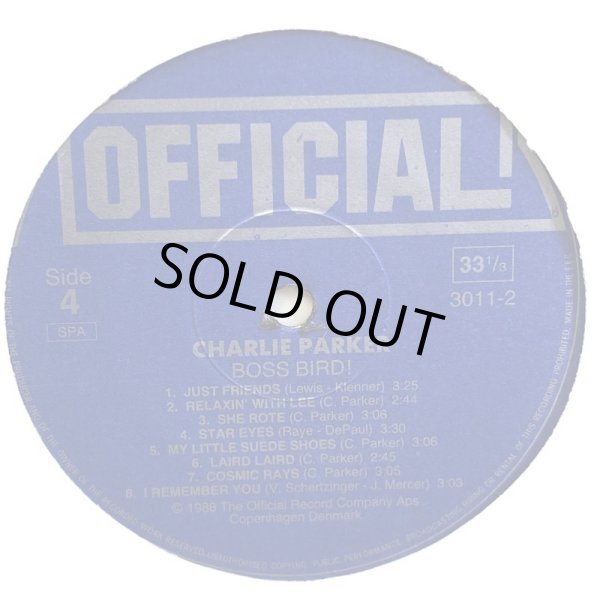 画像7: CHARLIE PARKER / Boss Bird!