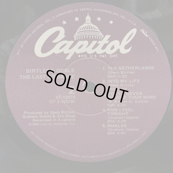画像5: BIRTLES & GOBLE / THE LAST ROMANCE