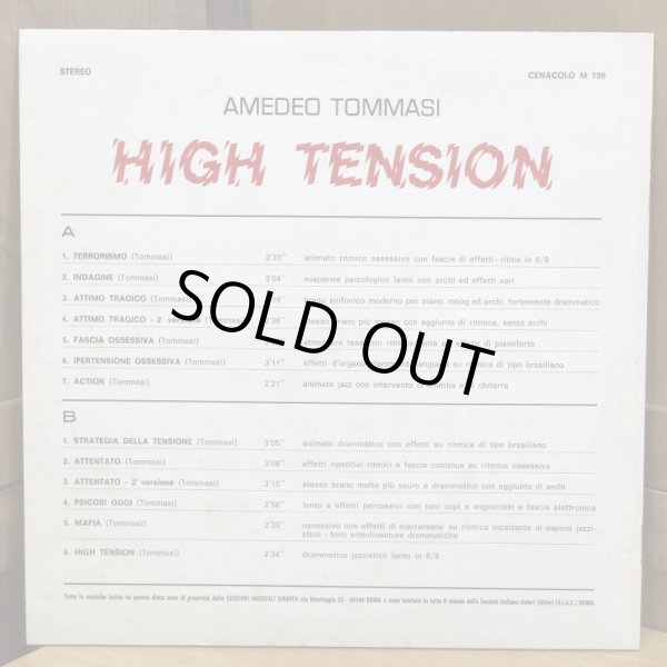画像2: AMEDEO TOMMASI / HIGH TENSION