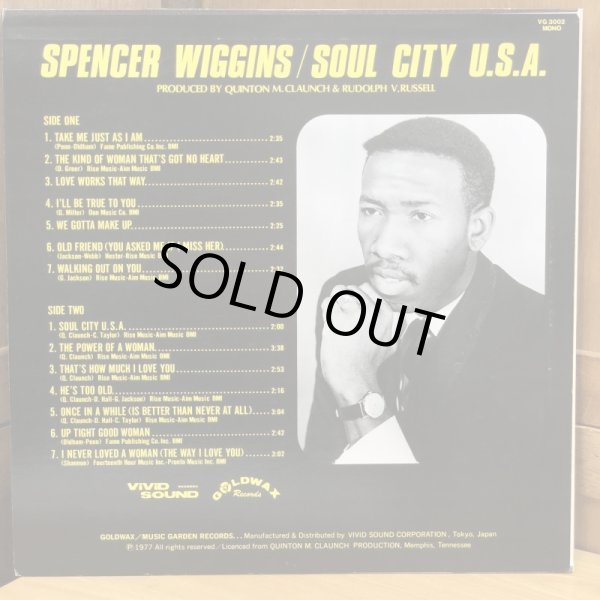画像2: SPENCER WIGGINS / SOUL CITY U.S.A.
