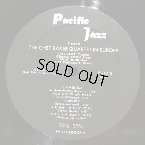 画像5: CHET BAKER / in EUROPE A JAZZ TOUR OF THE NATO COUNTRIES
