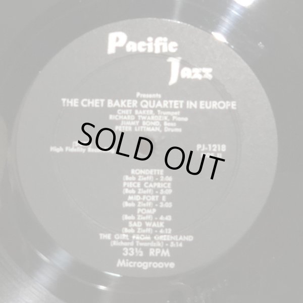 画像4: CHET BAKER / in EUROPE A JAZZ TOUR OF THE NATO COUNTRIES