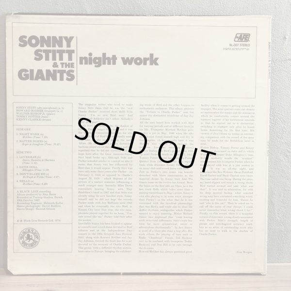 画像2: SONNY STITT & THE GIANTS / night work