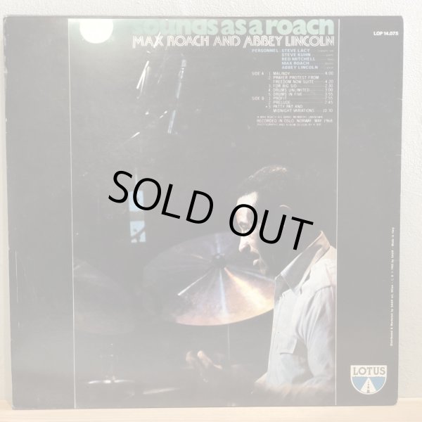 画像2: MAX ROACH AND ABBEY LINCOLN / sounds as a roach