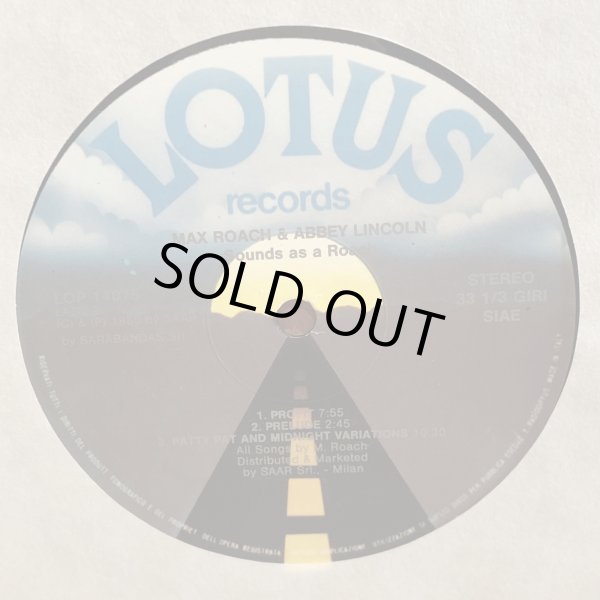 画像5: MAX ROACH AND ABBEY LINCOLN / sounds as a roach