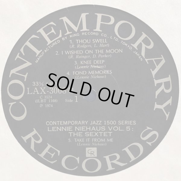 画像5: Lennie Niehaus / The Sextet 