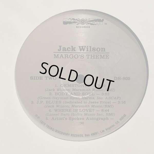画像5: Jack Wilson / MARGO'S THEME