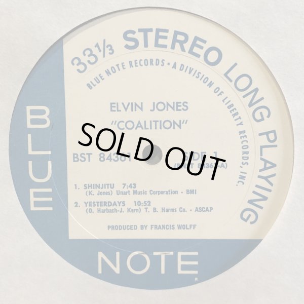 画像4: ELVIN JONES / COALITION　プロモ盤　NOT FOR SALE PROMOTION USE ON LY