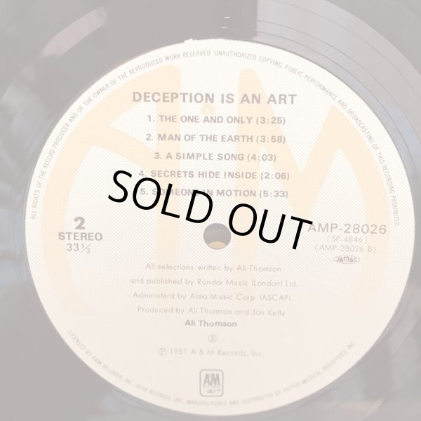 画像5: ALI THOMSON アリ・トムソン / 幻想の美学 DECEPTION IS AN ART 