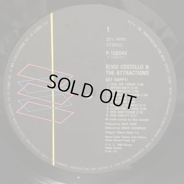 画像5: ELVIS COSTELLO and the ATTRACTIONS / GET HAPPY !