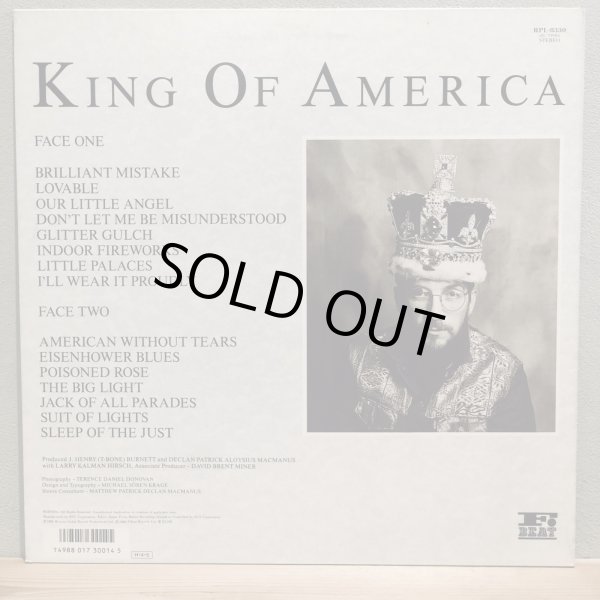 画像2: COSTELLO SHOW Featuring The Attractions (ELVIS COSTELLO) / KING OF AMERICA