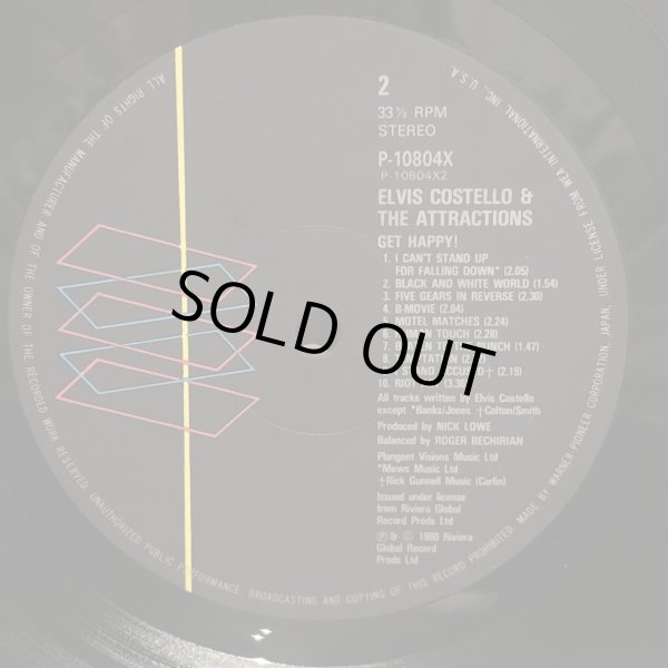 画像6: ELVIS COSTELLO and the ATTRACTIONS / GET HAPPY !