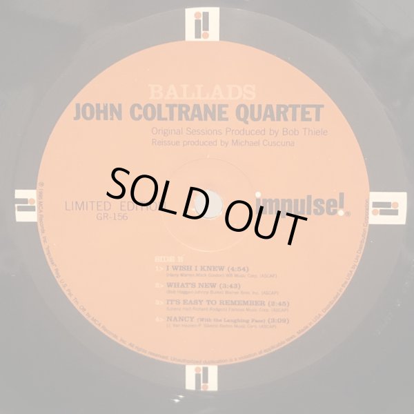 画像5: JOHN COLTRANE / Ballads