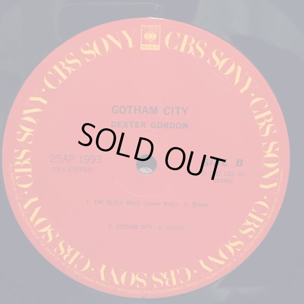 画像5: DEXTER GORDON / GOTHAM CITY　見本盤