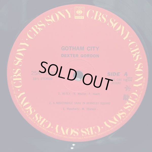 画像4: DEXTER GORDON / GOTHAM CITY　見本盤