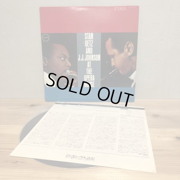 画像3: STAN GETZ AND J.J. JOHNSON / AT THE OPERA HOUSE