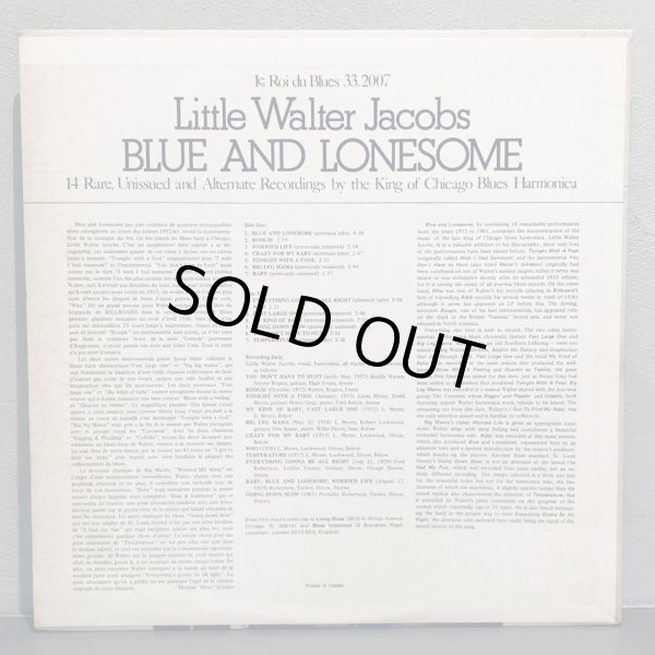 画像2: Little Walter Jacobs / BLUE AND LONESOME